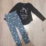 225-> zestaw bluzka RESERVED i legginsy COOL CLUB r.116/122 6-7Y