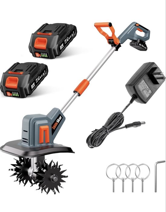 Akumulatorowa glebogryzarka do ogrodu, 360 obr./min