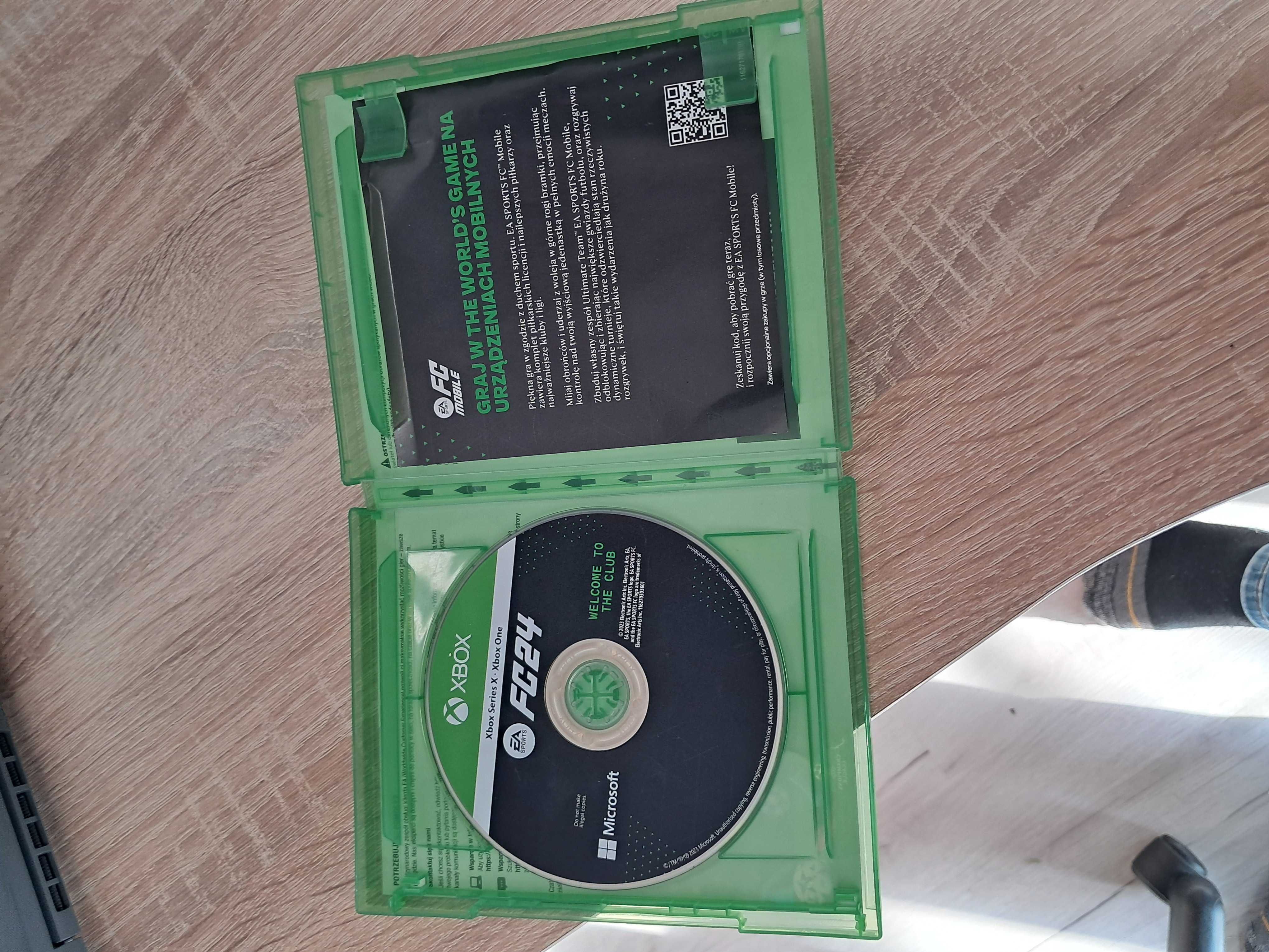 Gra na xboxa series x i one fifa 24