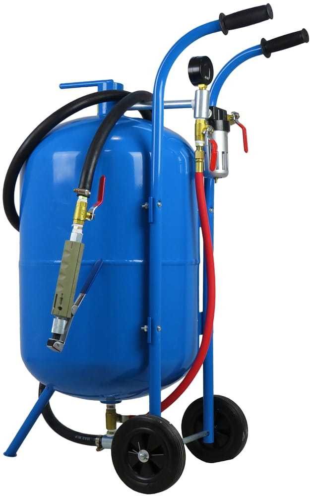 RIPPER Piaskarka Syfonowa 76l Mobilna Maska Dysze Zestaw M80592R