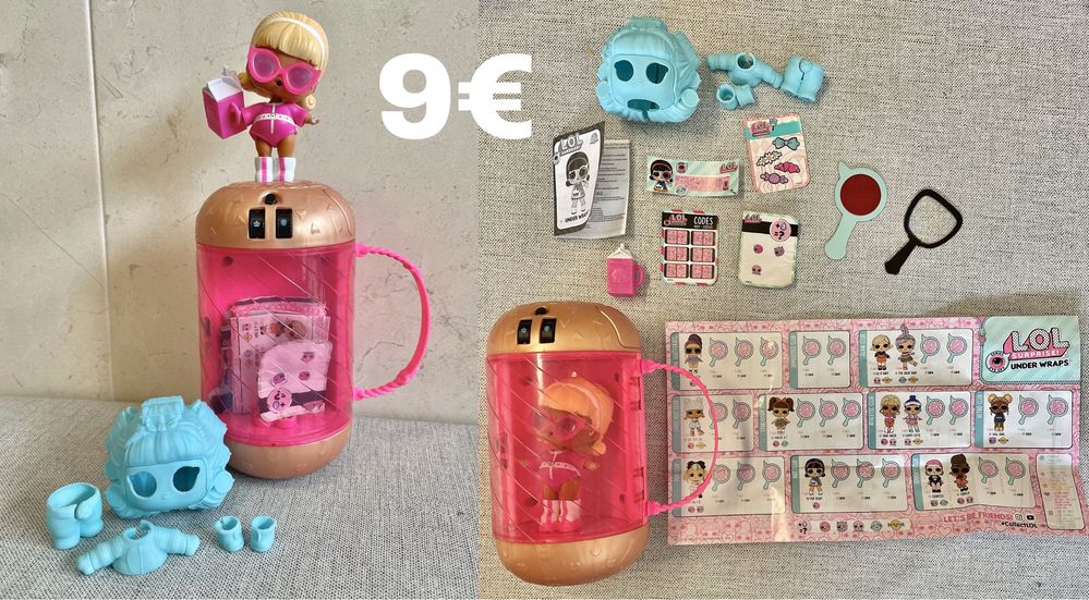 Bonecas LOL Surprise! Completas e com pouco uso