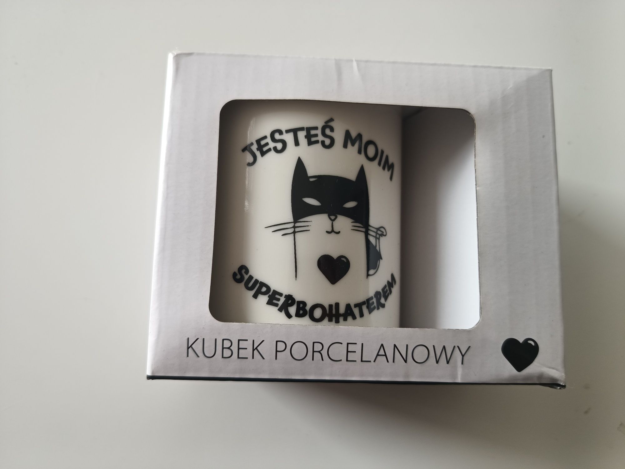 Porcelanowy kubek Jesteś moim superbohaterem