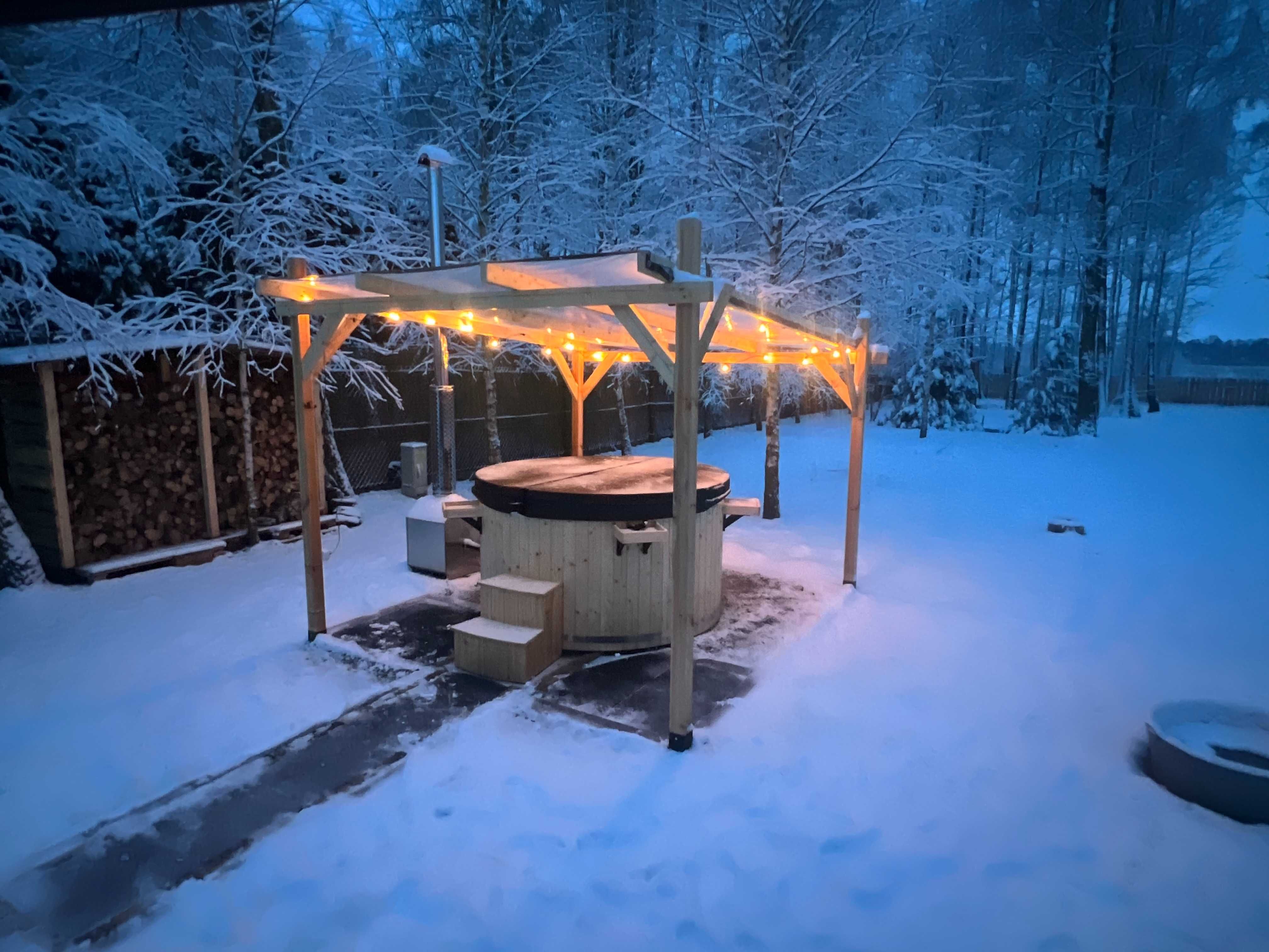 Mazury Noclegi WIĘKSZA  KSIĄŻKO CHATKA Najpiękniejszych Nocy z JACUZZI