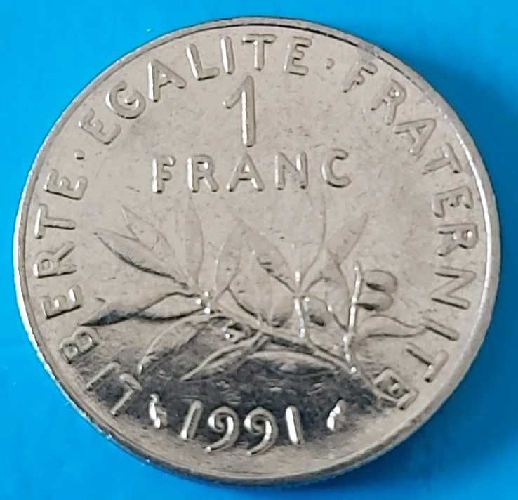 1 Franco de 1991, França