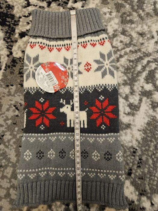Ubranko dla lsa świąteczny sweterek M
