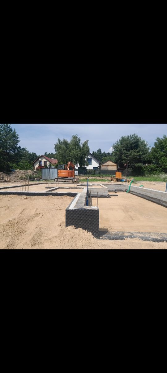 Piasek podsypka zasyp fundamentów