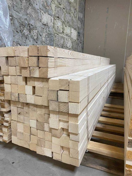 Брус, рейка, струганий та не струганий