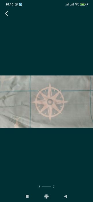 Набор штор на люверсах на подкладке