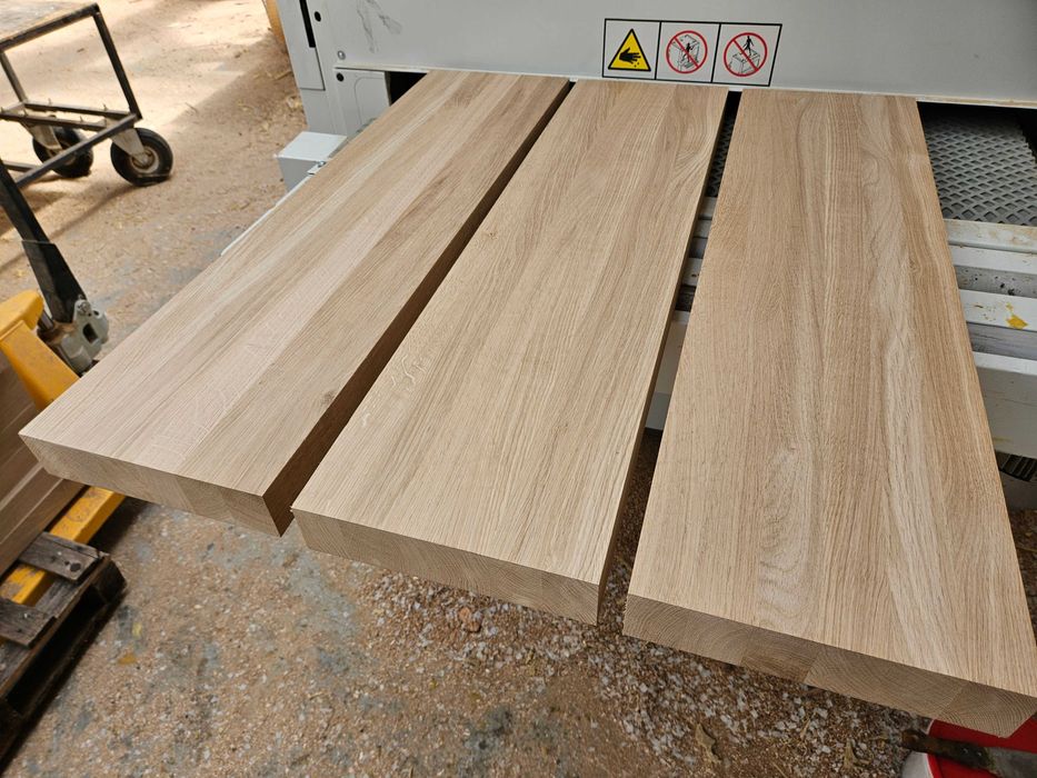 Stopnie dębowe lite grube 6cm, stopnice schodowe Dąb lity schody