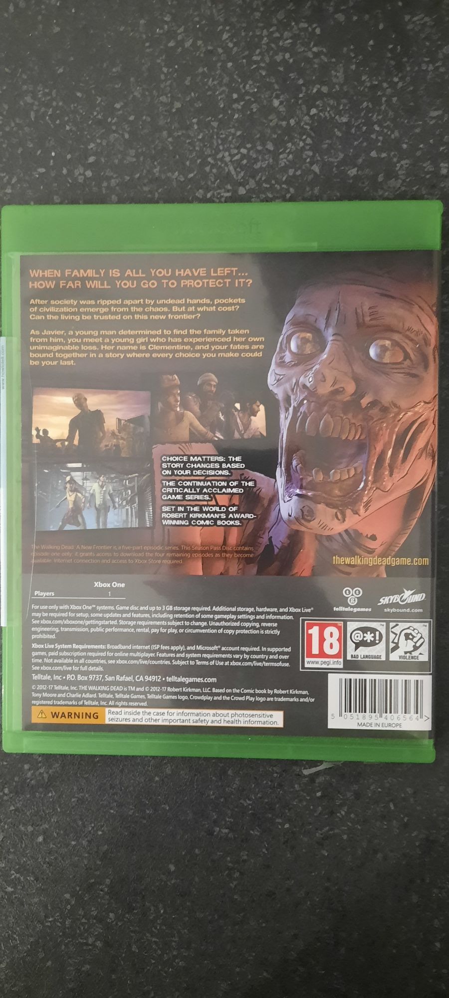 The Walking Dead xbox one