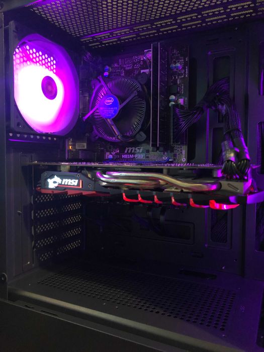 Игровой ПК Intel i7/16Gb/RX570/SSD240+500 компьютер системный блок