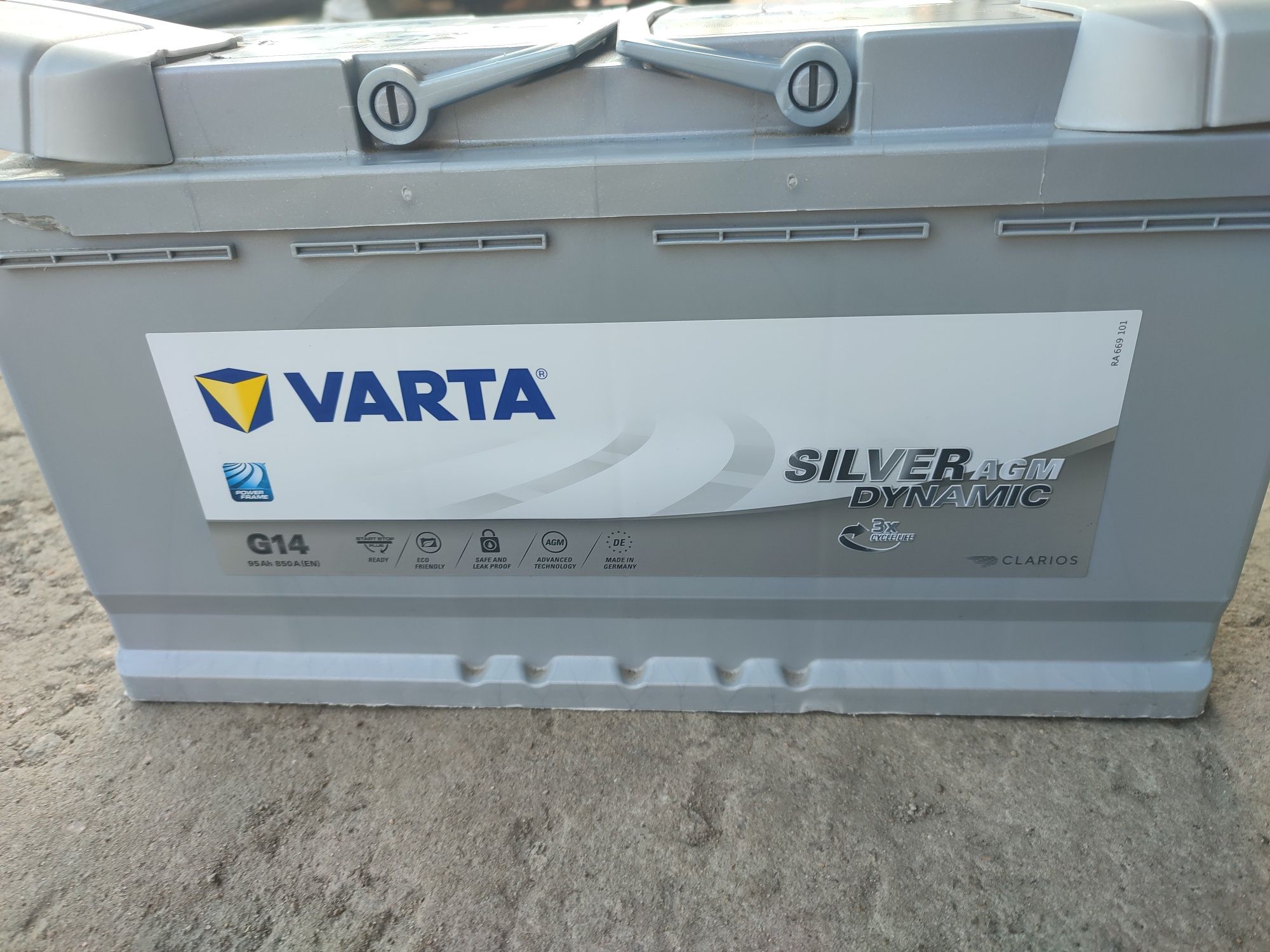 Аккумулятор Varta g 14 12v 95ah 850a