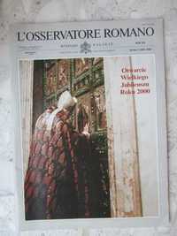 L'OSSERVATORE ROMANO nr 2 (220) 2000 rok, wyd polskie, Jan Paweł II