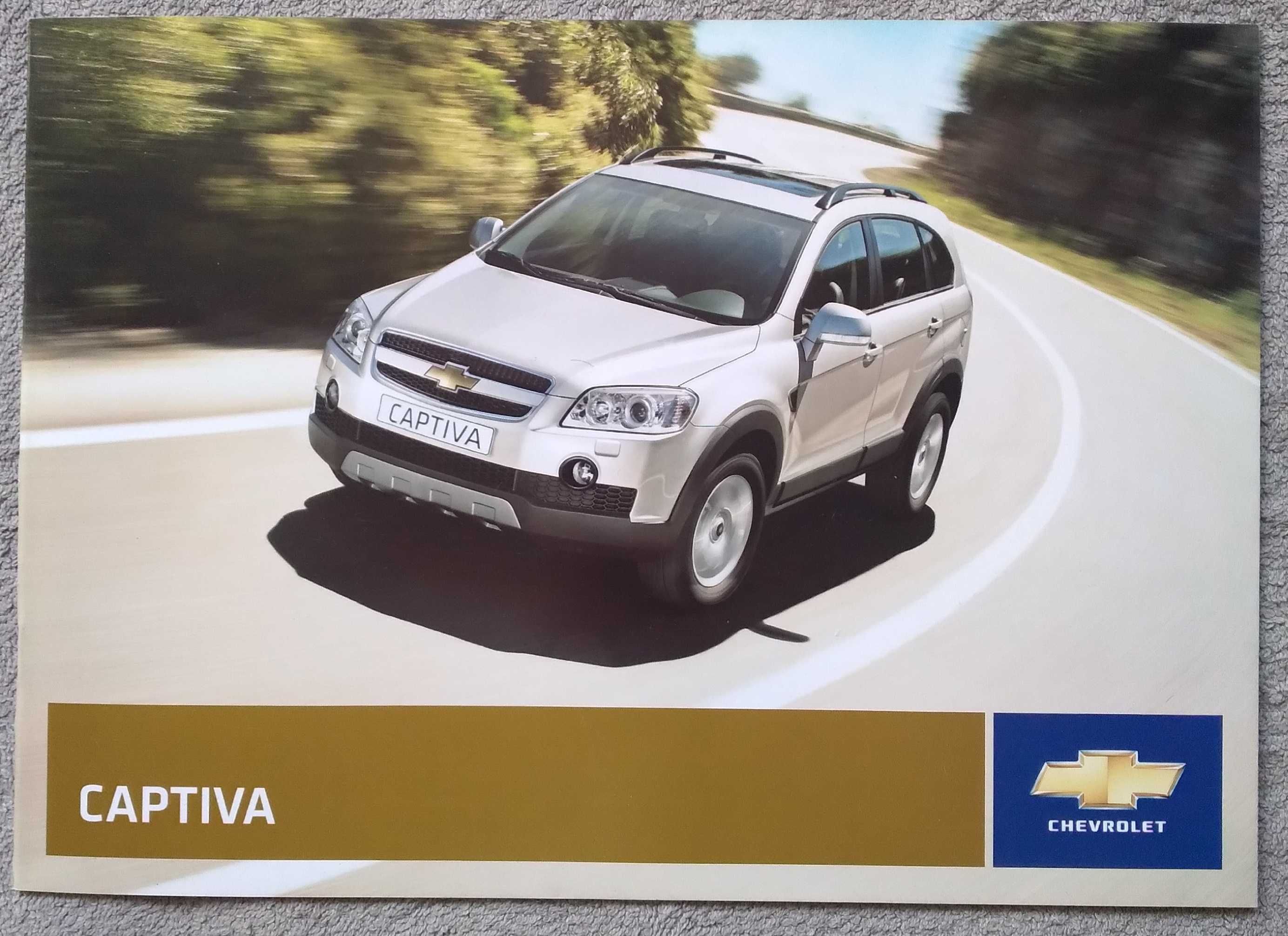 Prospekt  Chevrolet Captiva rok 2007