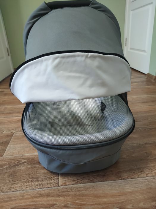 Gondola britax hard carrycot steel grey + dodatki