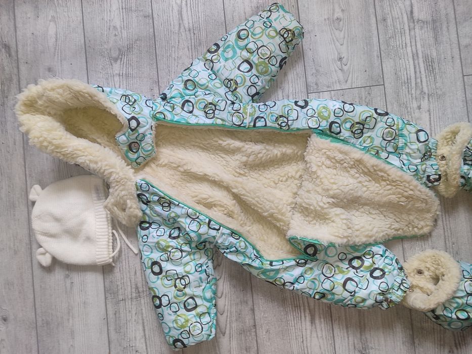 Комбінезон трансформер зимовий 0-12 міс