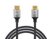 Kabel Przyłącze HDMI-HDMI 8k 5m plecionka