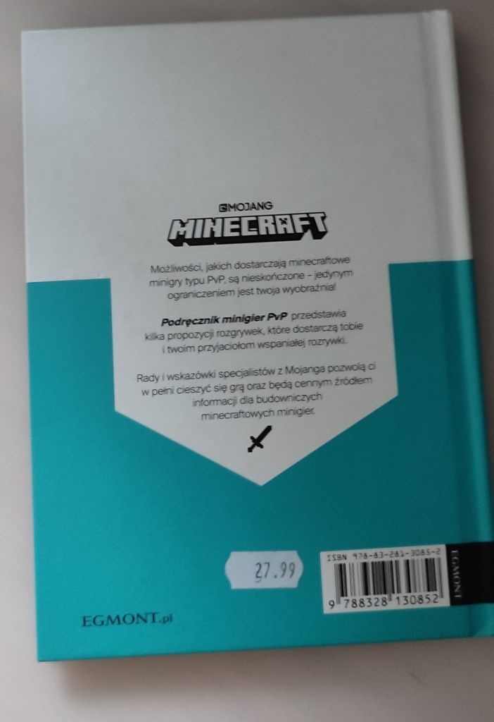 Książka z serii - .Minecraft
Stan jak nowa.
Cena 21zl