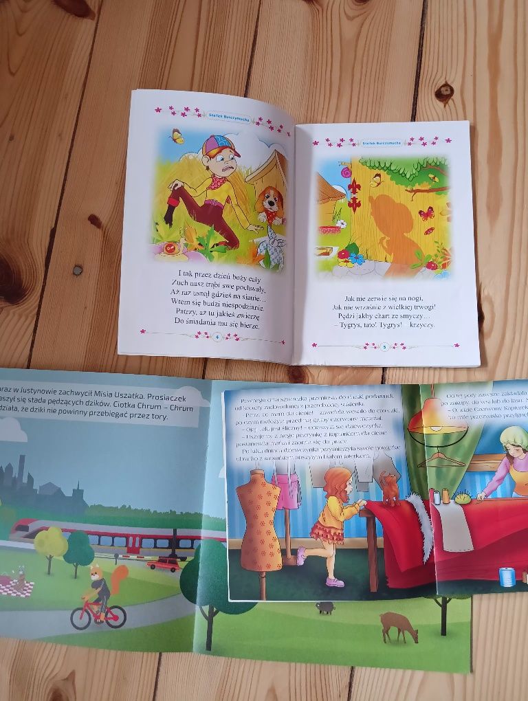 Kicia Kocia Słon Trabalski Czerwony kapturek Miś Uszatekk