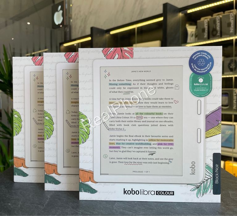Електронна книга Kobo Libra Colour Black