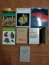 Livros Geologia, Mineralogia, Paleontologia, Biologia