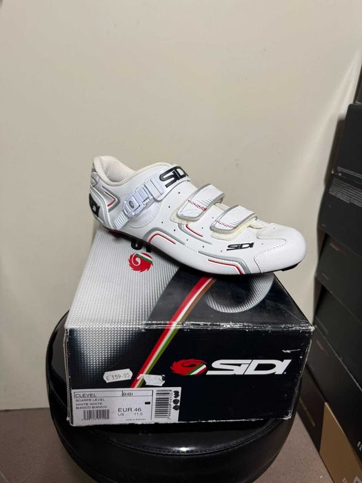 Buty rowerowe Sidi Level – białe, r. 46