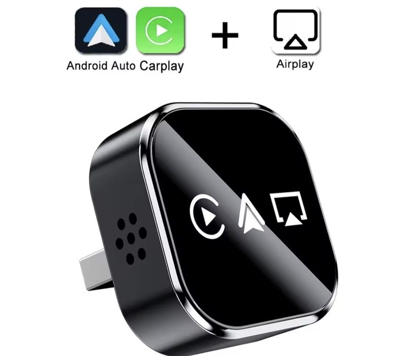 Adaptador Carplay e Android Auto e Airplay