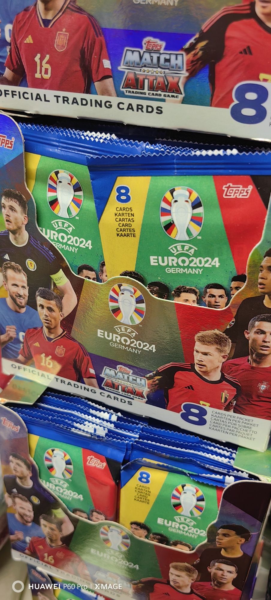 Saszetki topps Match attack EURO 2024