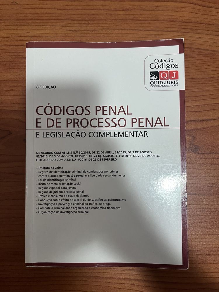 Códigos Penal e de Processo Penal