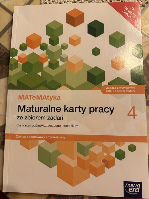 Matematyka 4 Nowa Era  maturalne karty pracy