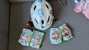 Kask i ochraniacze Elsa frozen 52/56cm