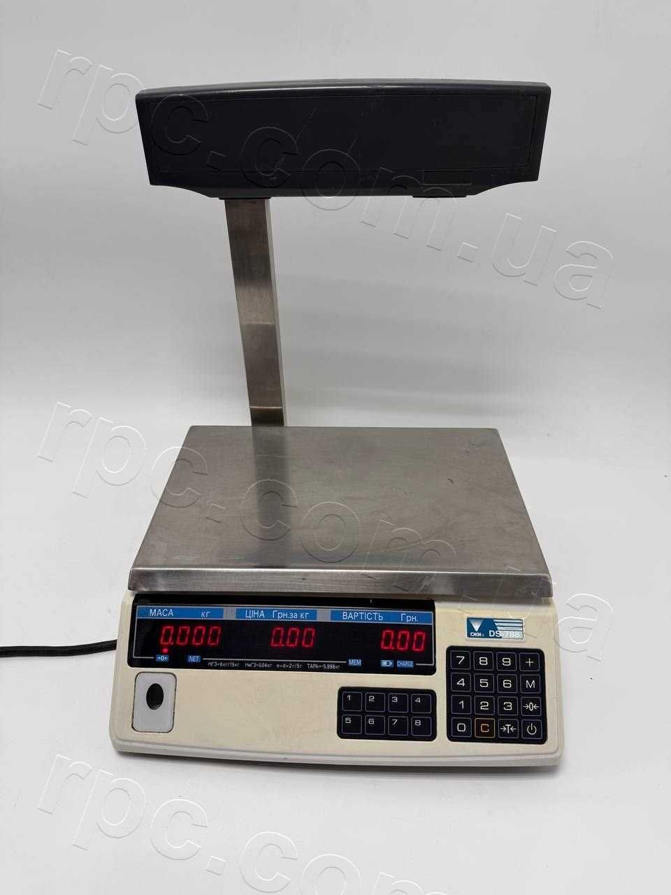 Ваги торгові електронні Digi DS-788P, Digi DS-788B 15 кг