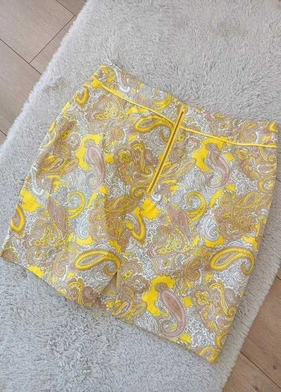 mini spódniczka wzór paisley bawełna H&M M L