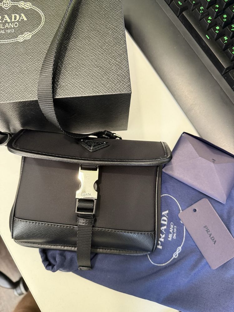Сумка prada messenger bag прада archive opium vamp