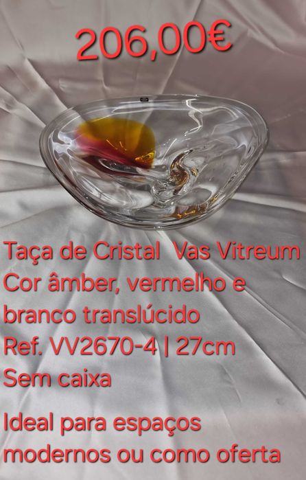 Taça em Cristal Vas Vitreum
