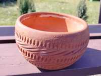 Ceramiczna donica Doniczka ozdobna na kwiatki do zawieszenia