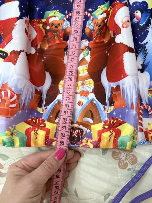 Сукня плаття святкова новорічна.85 см довжина . На 7-10 років