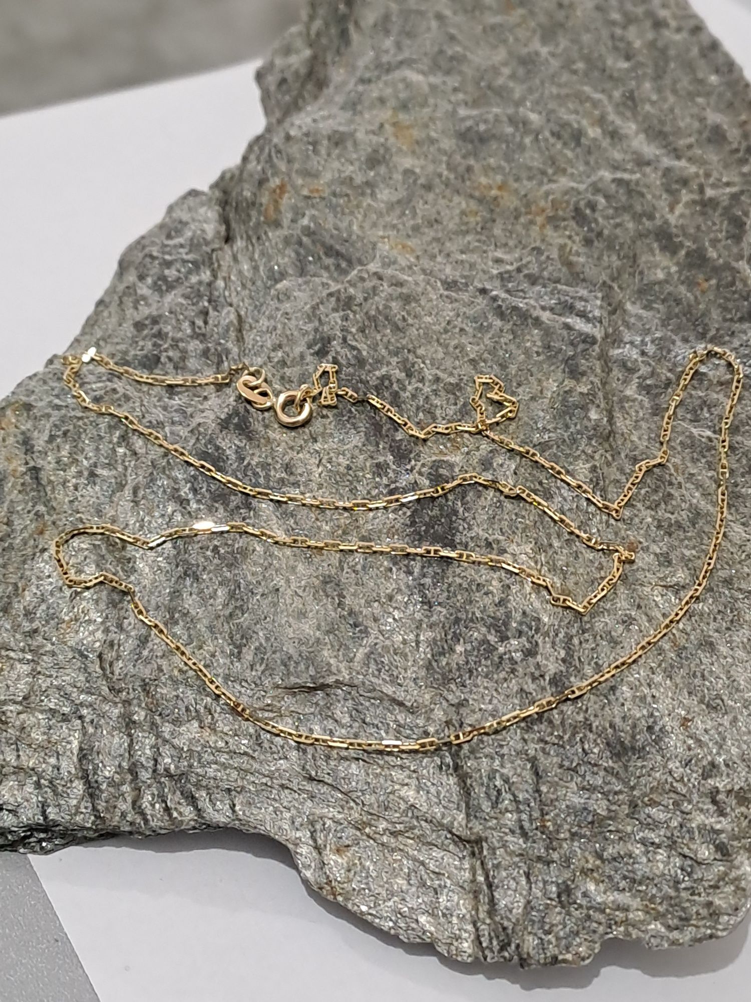 Złoty łańcuszek Ankier 585 Nowy 50 cm