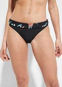 B.P.C figi bikini czarne z kolorowym paskiem ^40