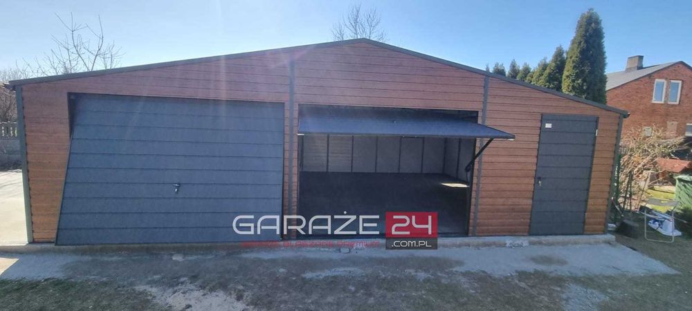 Garaż blaszany 9x6m*PRODUCENT* profil*WYBIERZ JAKOŚĆ* całe ŁÓDZKIE*