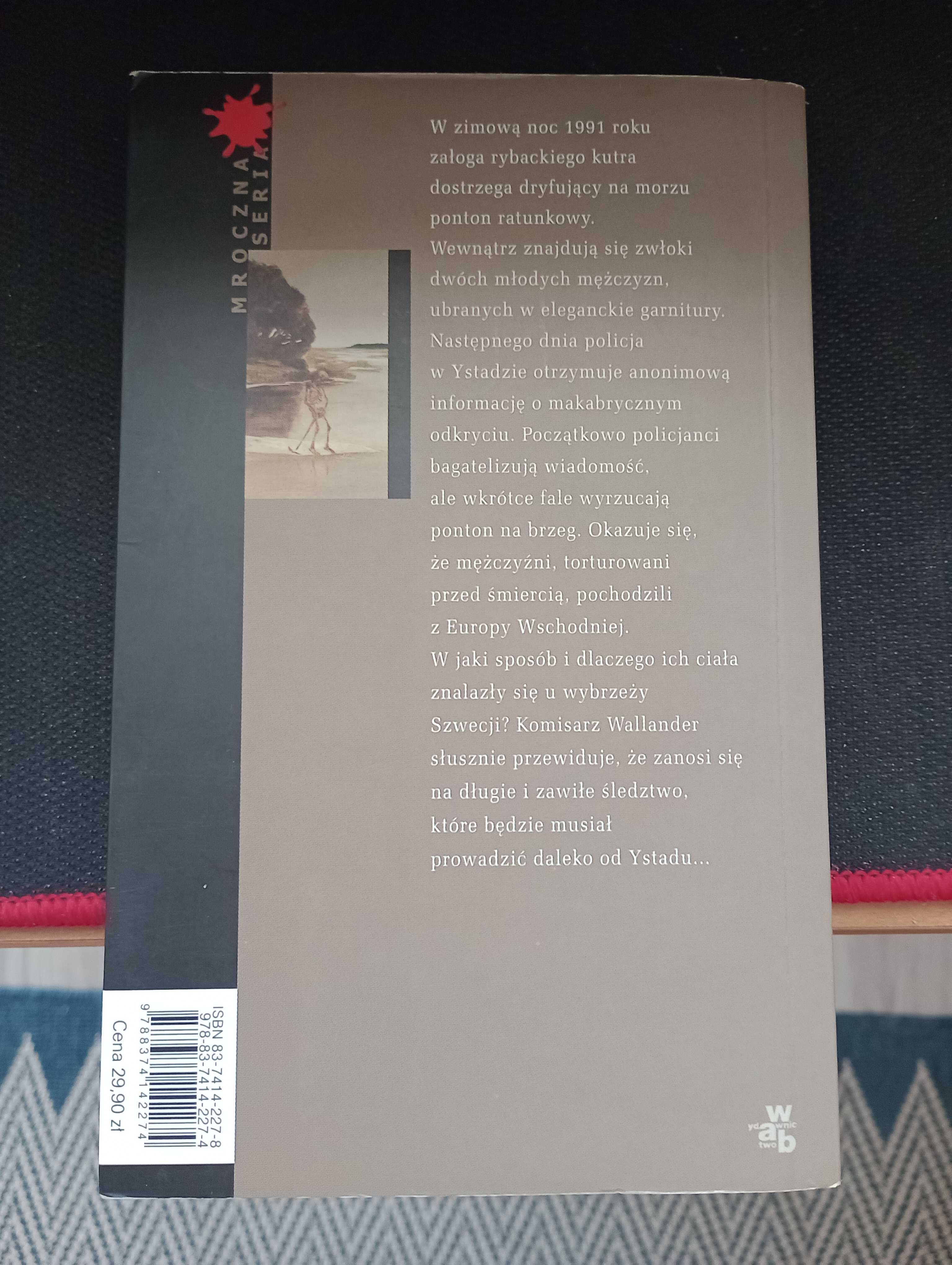 Nieużywana książka Henning Mankell "Psy z Rygi"