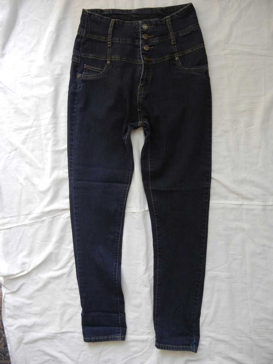 Spodnie jeans JANE NORMAN z wysokim stanem rozmiar 12