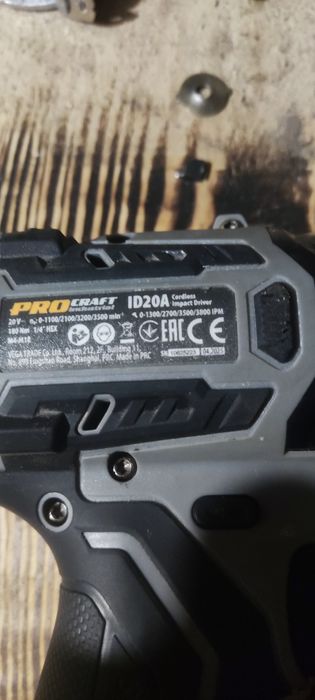 Impact procraft id20a читайте опис