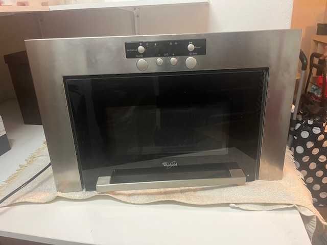 Microondas da Whirlpool de encastrar