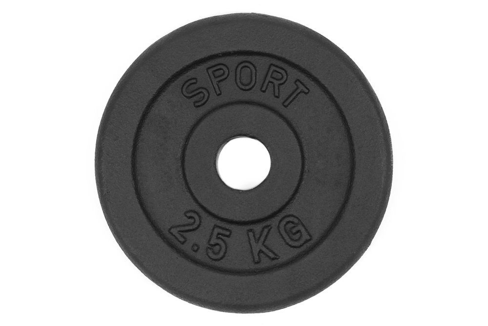 Obciążenie żeliwne 2x5kg 28mm talerz 10kg zestaw LU