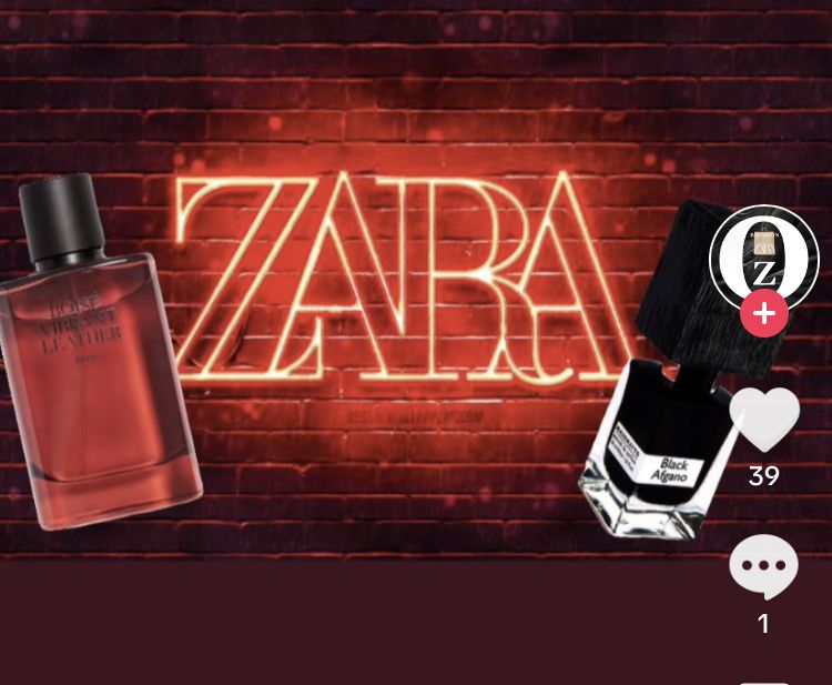 Чоловічі парфуми Vibrant Leather Bois від Zara