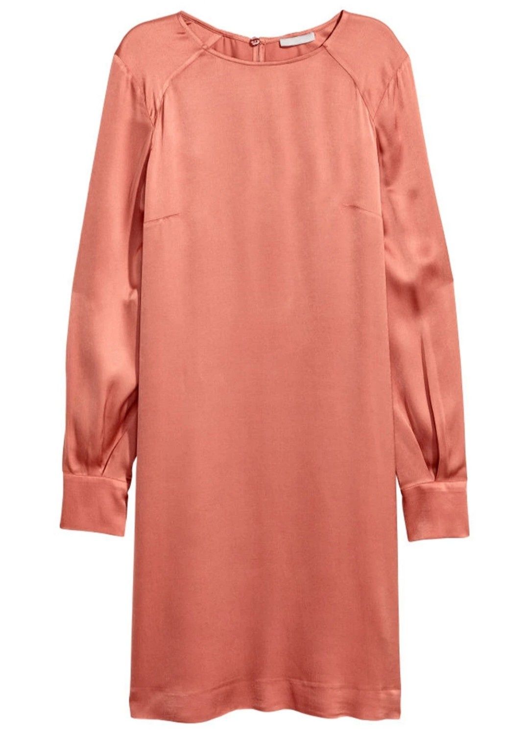 Платье миди H&M персикового цвета