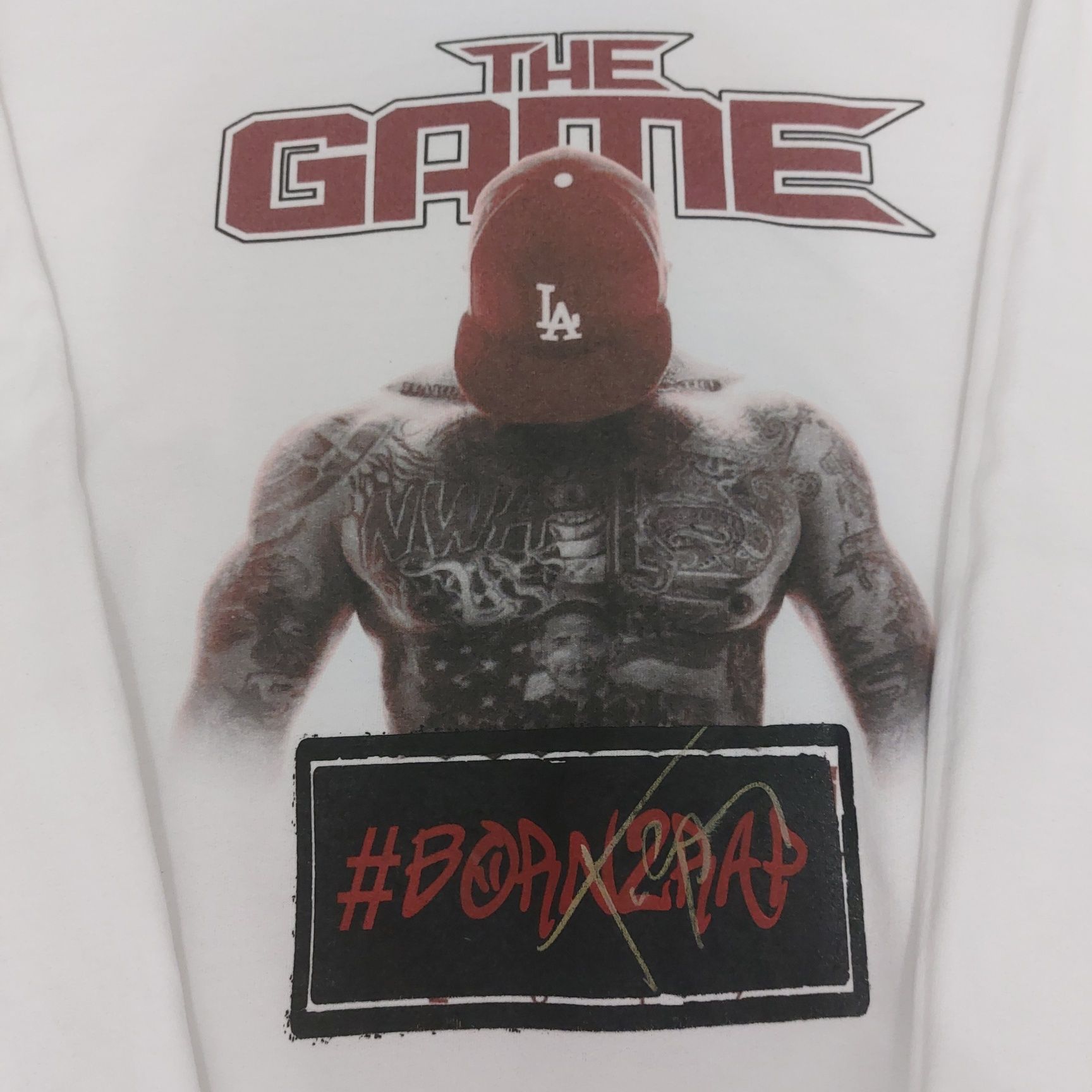 Bluza The Game , Autograf . Born 2 Rap . West Coast La