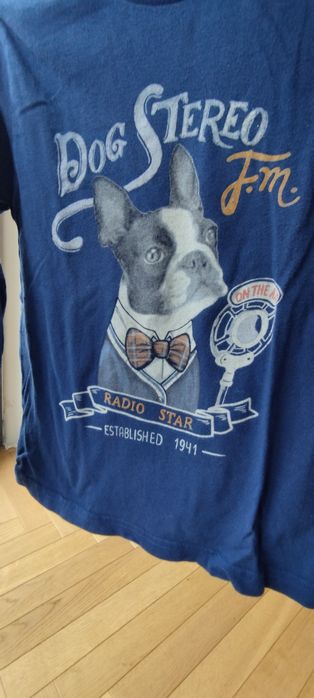 Zestaw koszulek z krótkim rękawem t-shirt paski cekiny królik 134/140