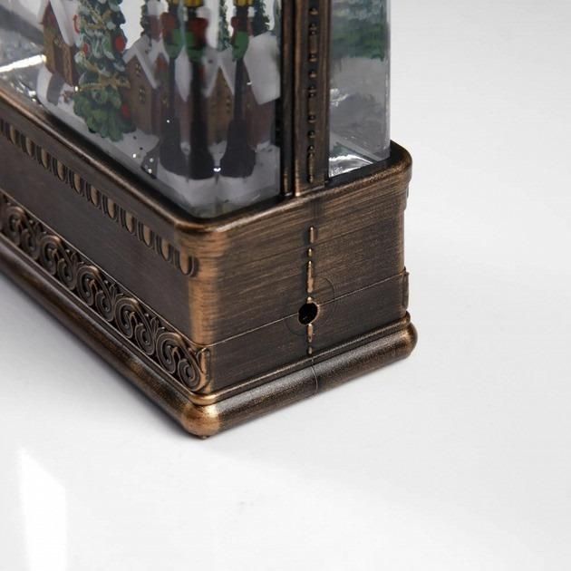 Новорічний світильник вінтажний ліхтар 23013